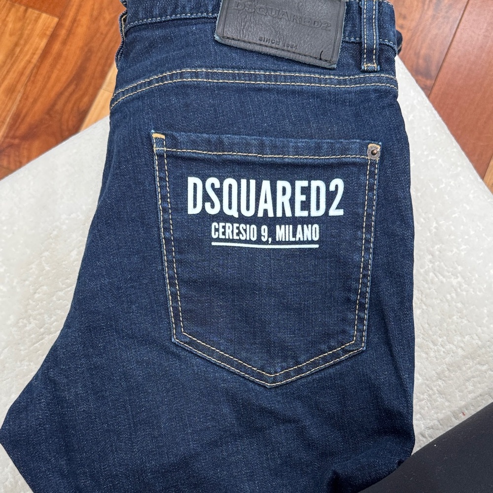 DSQUARED2 Dark Blue Denim Jeans
